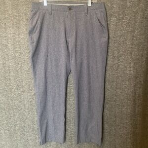 Under Armour Pants Mens 36x28 Gray Chino Golf Performance Match Play Stretch *‎